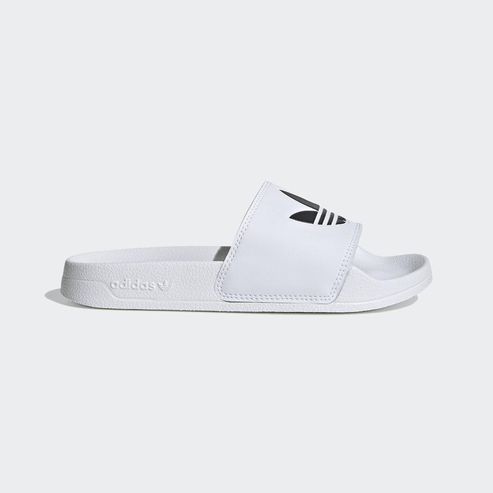 Adidas Boys' Adilette Lite Slides White/Black Ireland EG8272